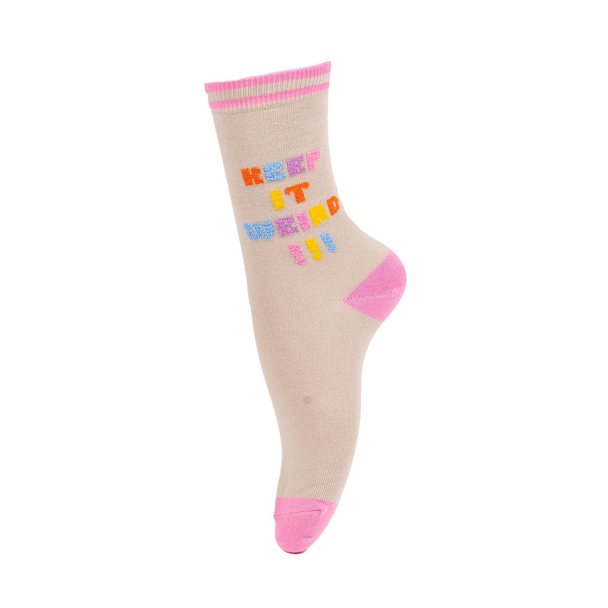 Sock It To Me Keep It Weird! Crew Socks