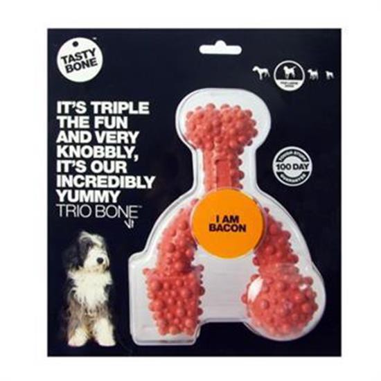 Tasty Bone Trio Bone Nylon Bacon