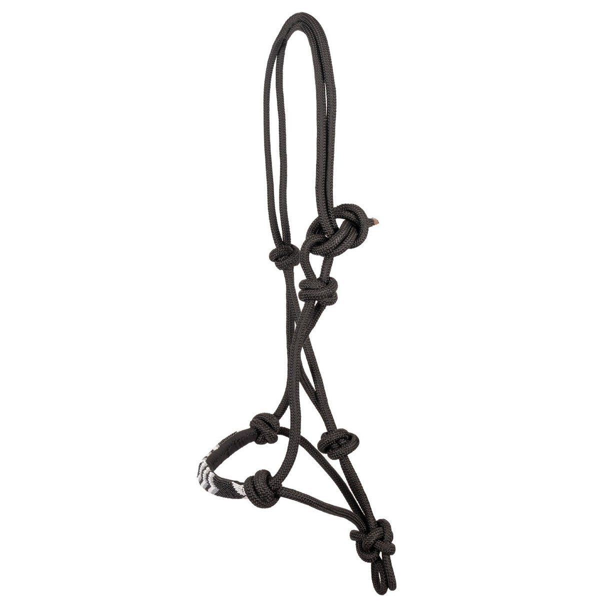 Copper Canyon Rope Halter W- Beaded Nose & Lead