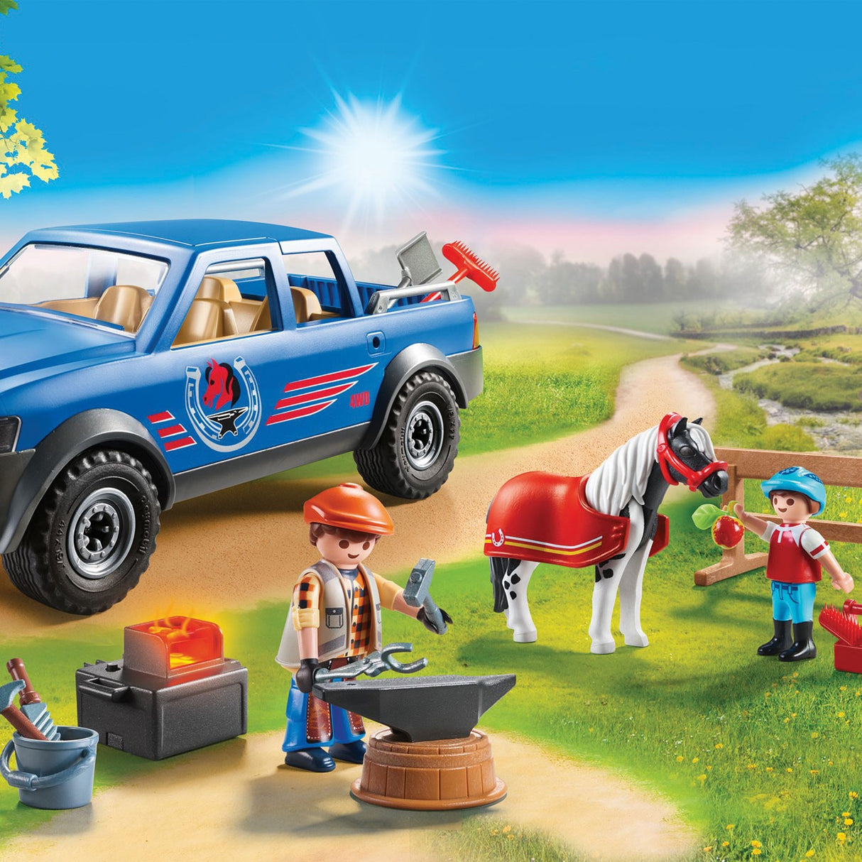 Playmobil Pony Yard II Mobile Farrier