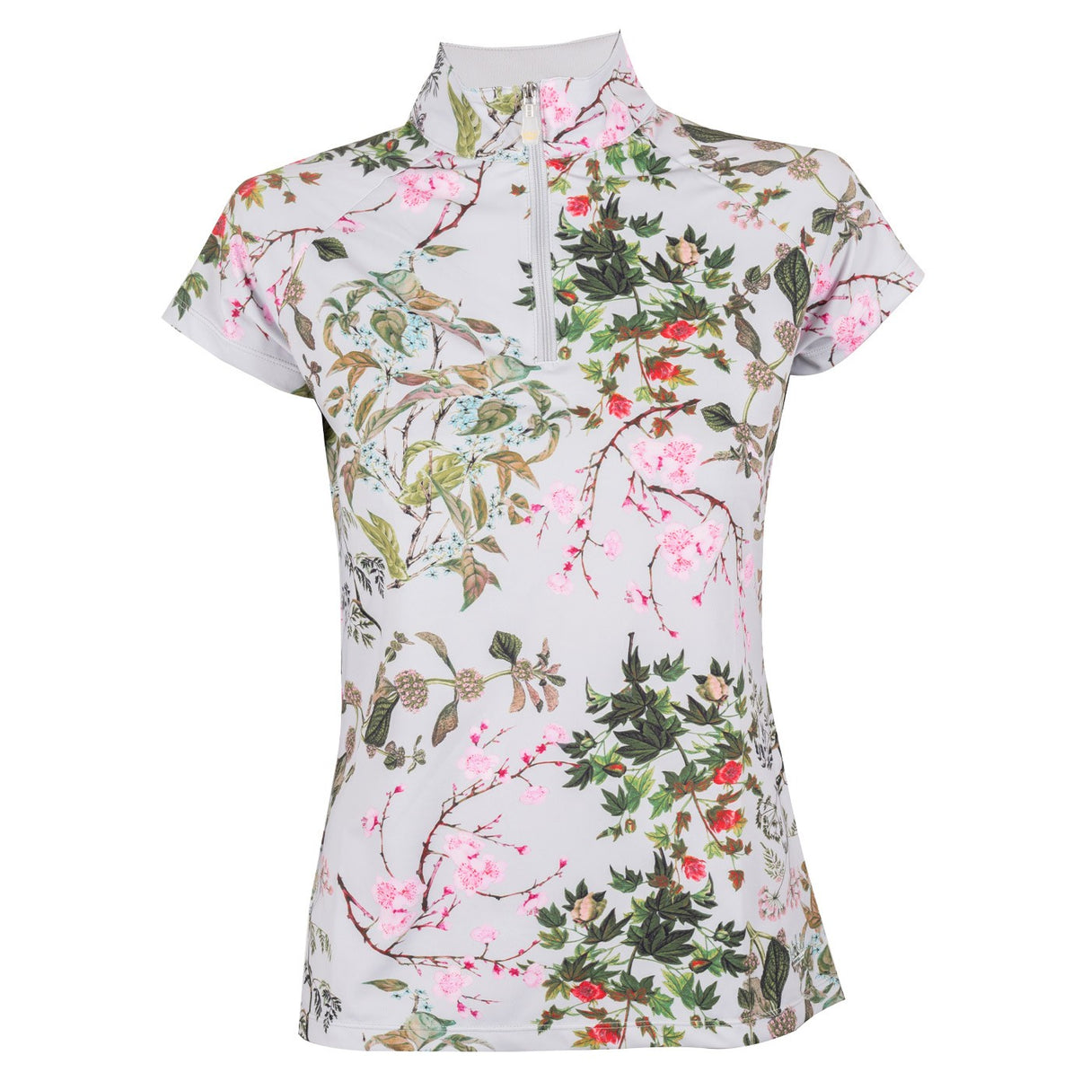 Kastel Denmark Cap Sleeve Print Shirt