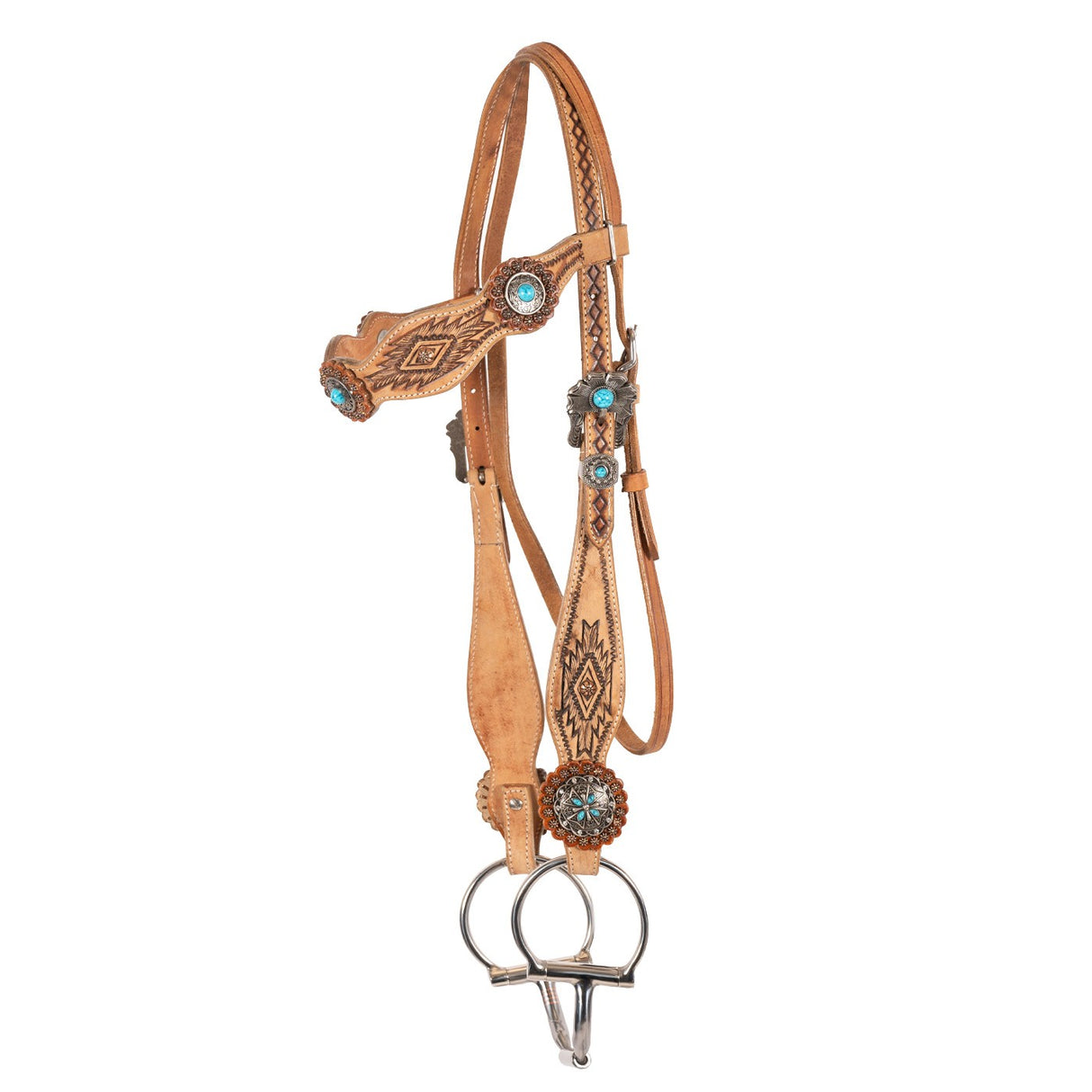 Tough1 Serenity Brow Headstall & Breastcollar Set