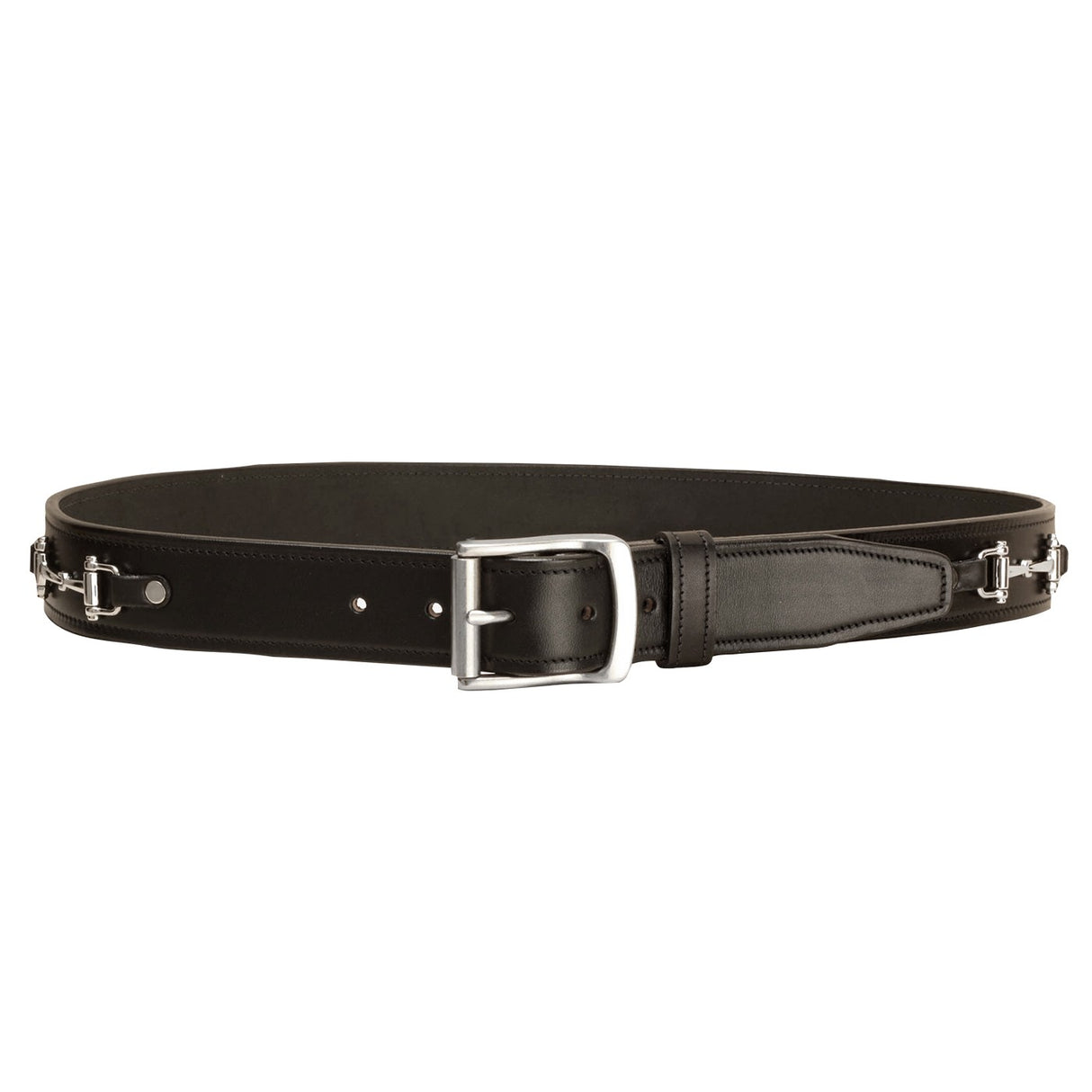 Tory Leather Belt W- Snaffle Bits