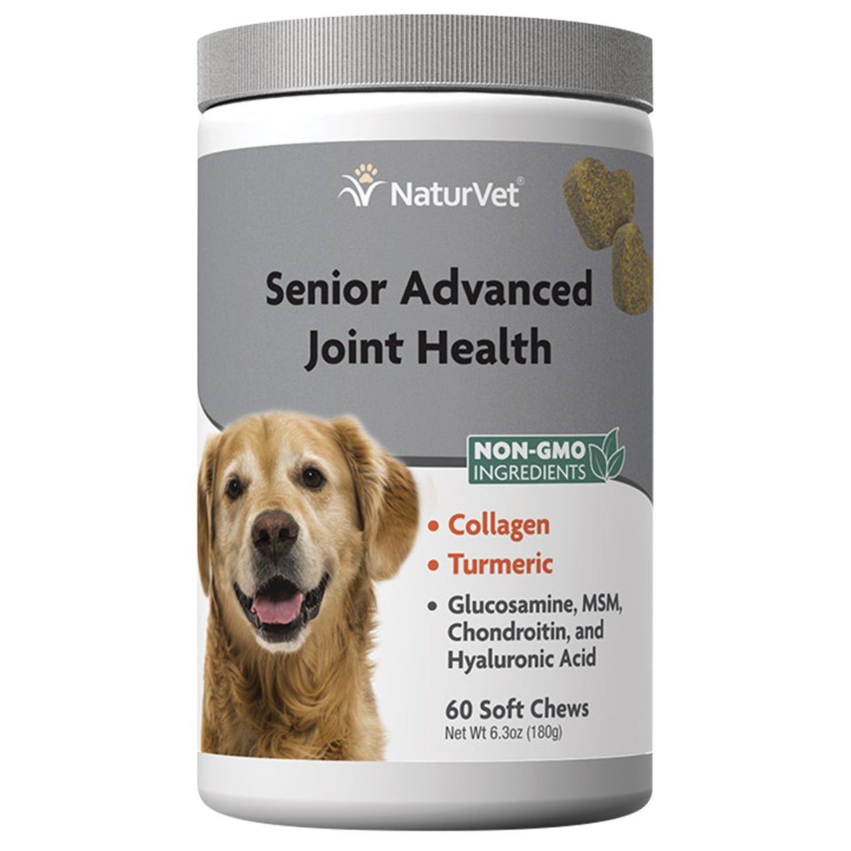 NaturVet Senior Advanced Joint Health Soft Chew 60 Count