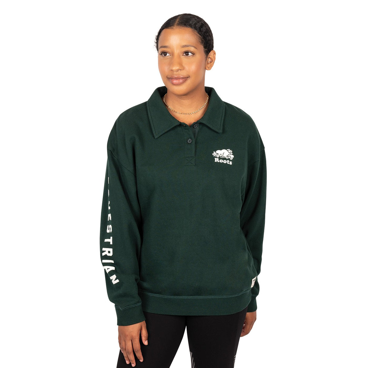 Sweat-shirt polo décontracté équestre Roots