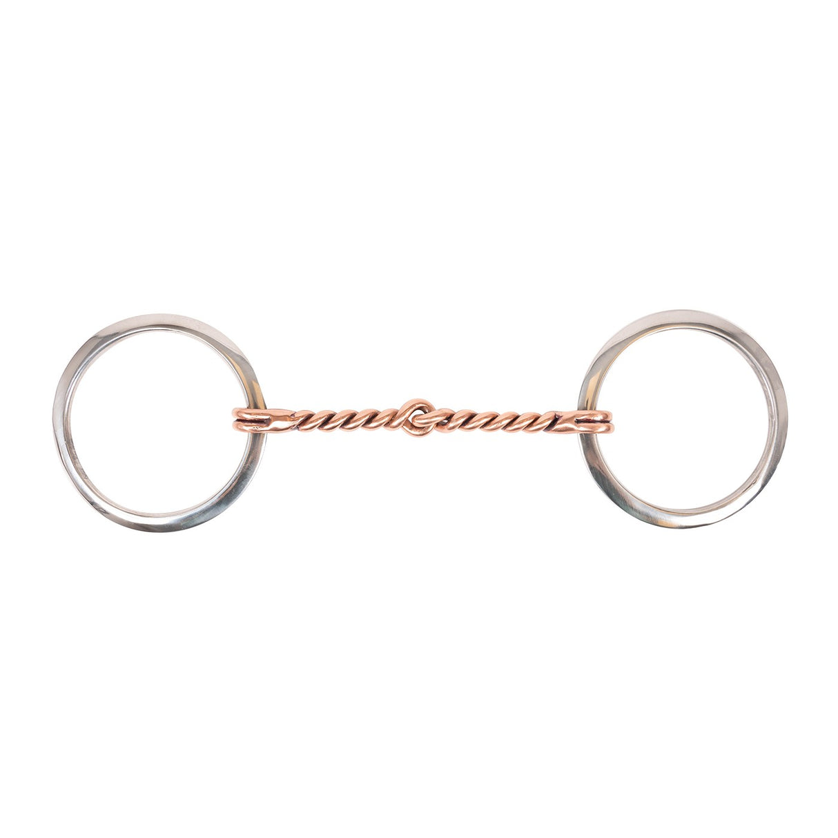 Metalab Flat Ring Copper Twisted Mouth Bit