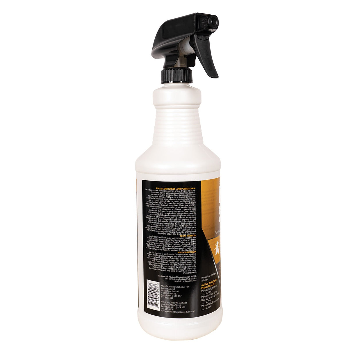 Golden Horseshoe Power Shield Fly Spray W- Sprayer 1L