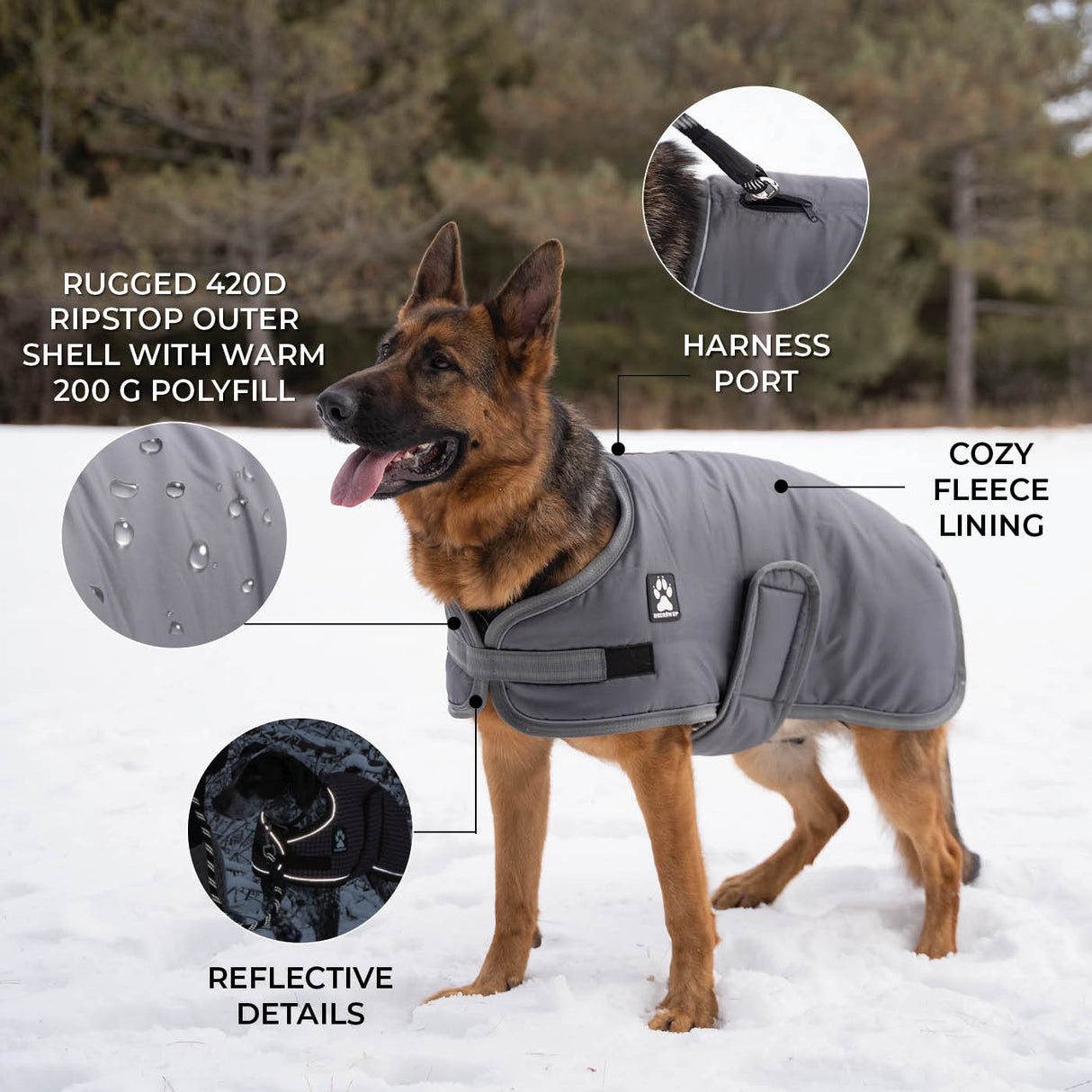 Manteau pour chien Shedrow K9 Vail