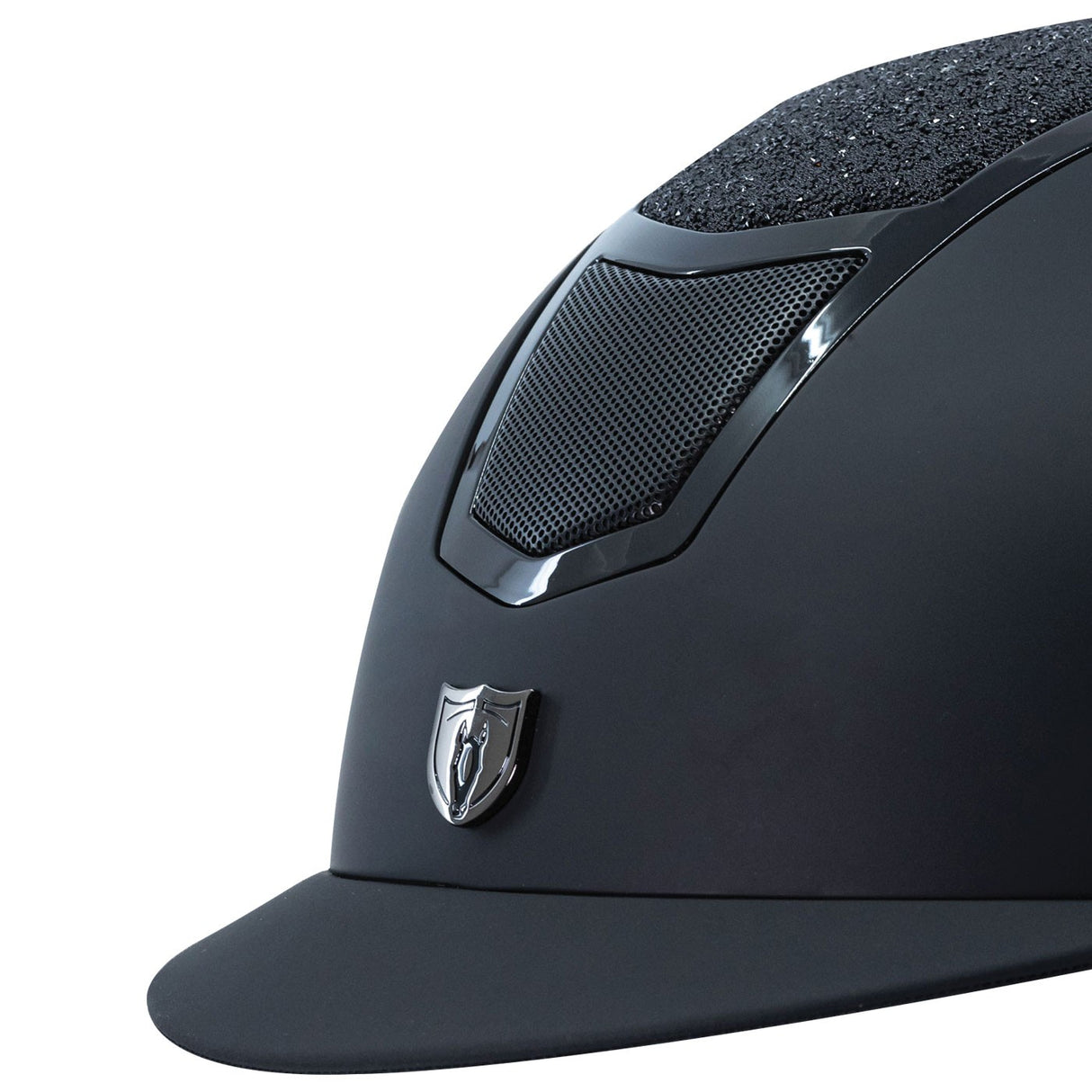 Tipperary Devon Traditional Brim MIPS Helmet - Sparkle Black