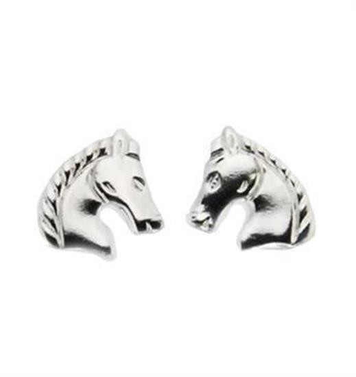 Boucles d’oreilles tête de cheval de Troie