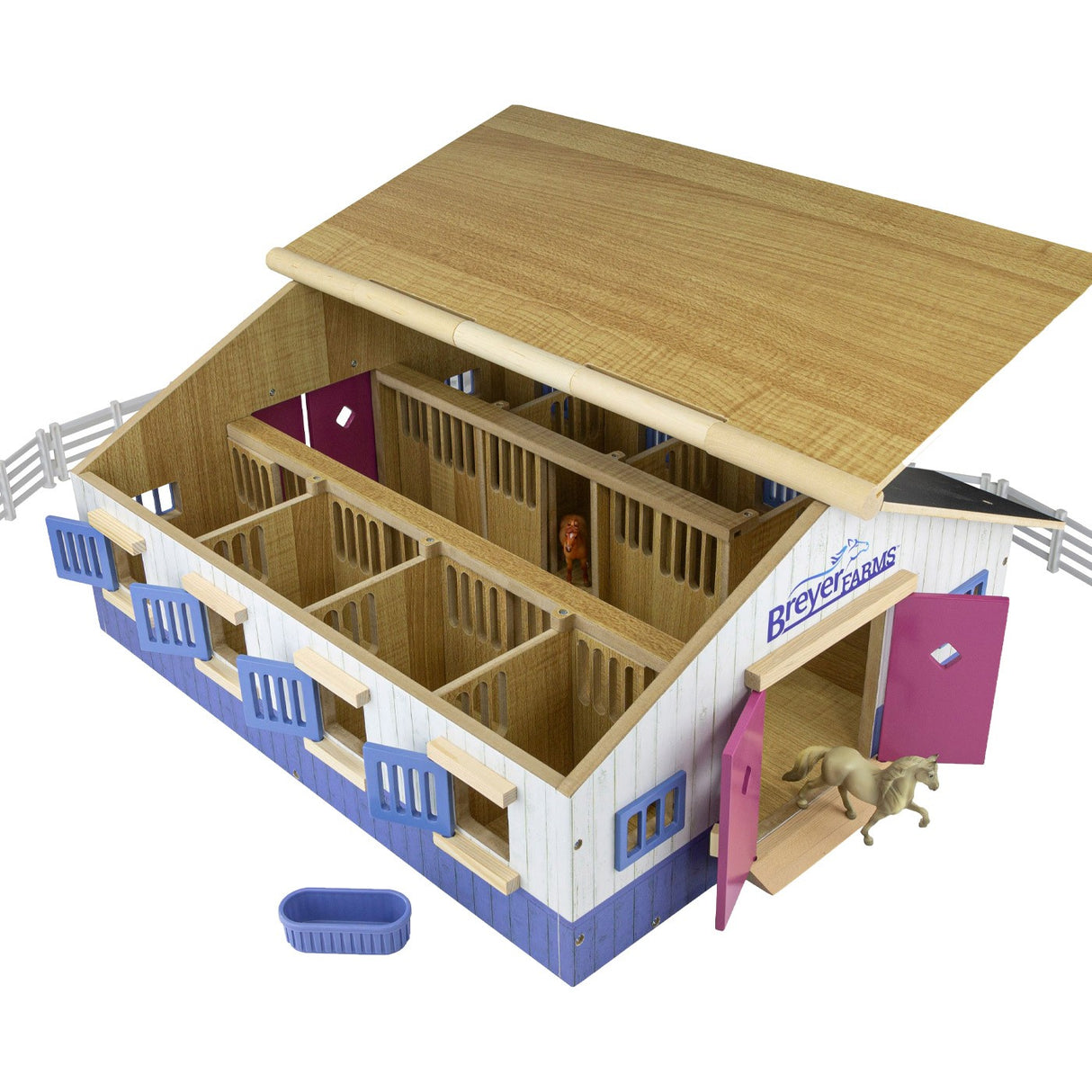 Breyer Farms Deluxe Wood Stable Playset