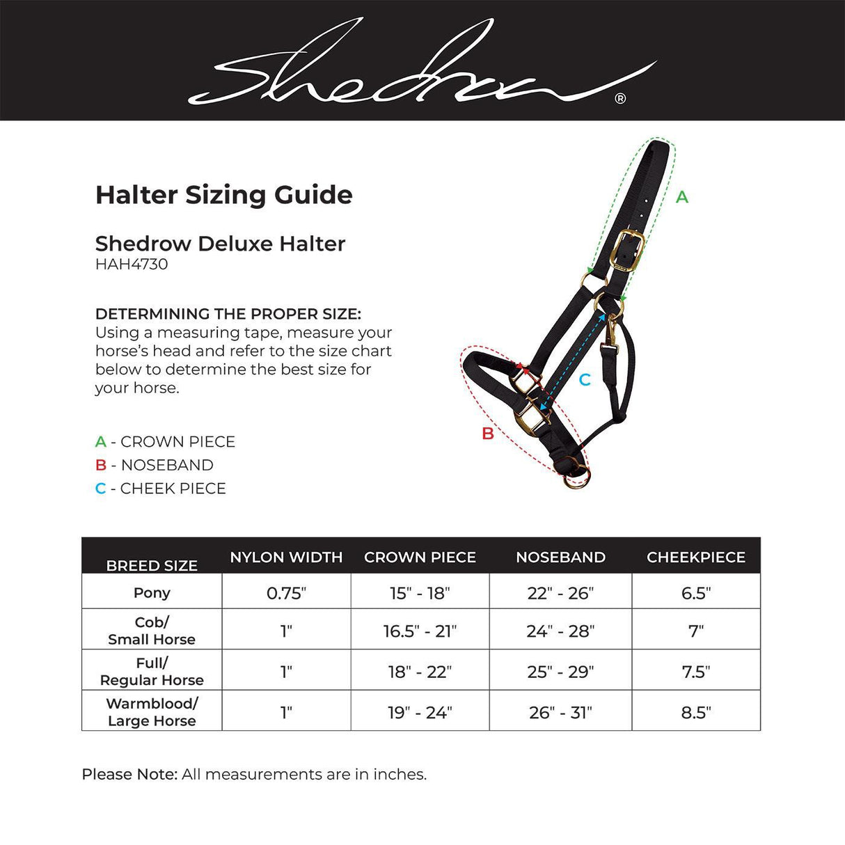 Shedrow Deluxe Halter