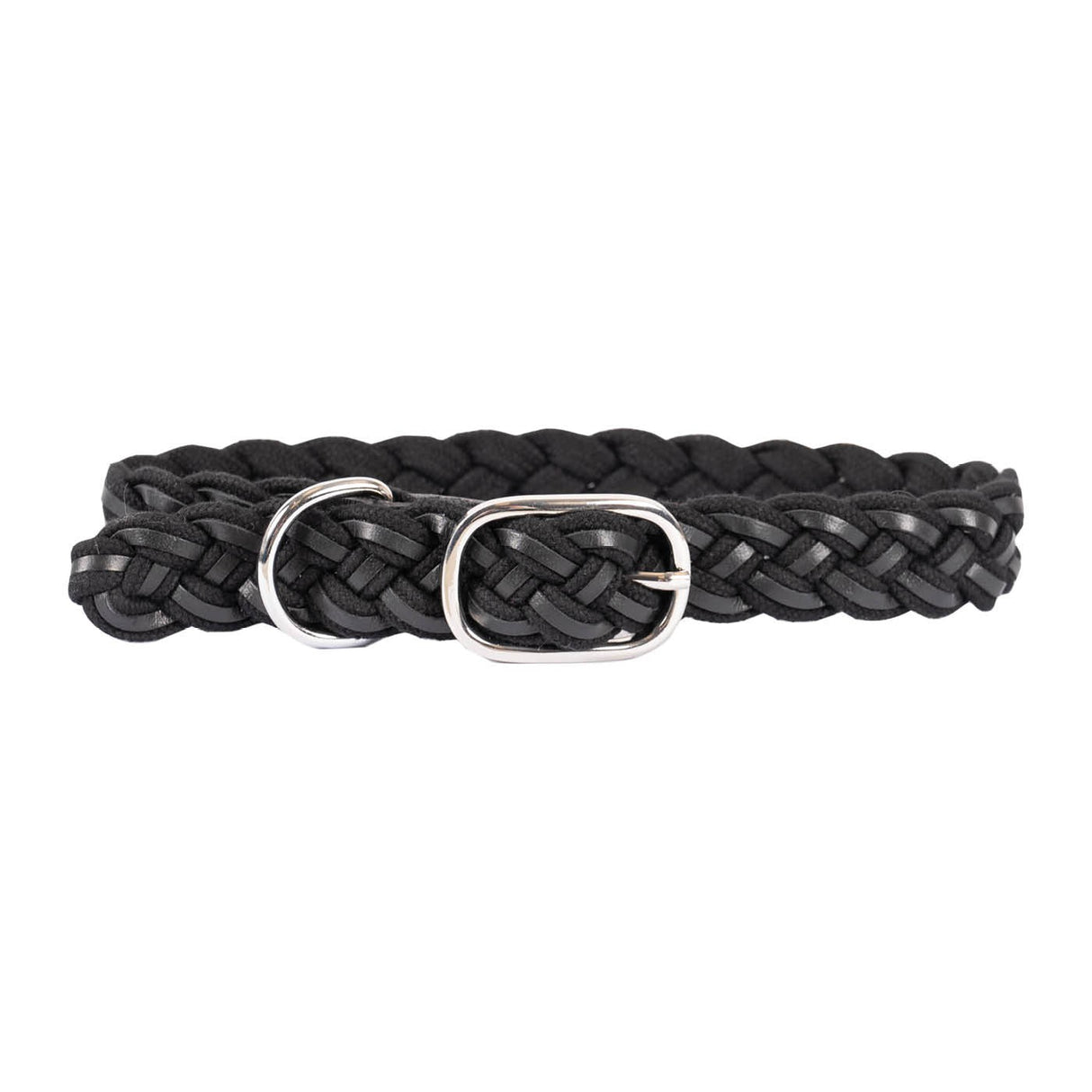 Shedrow K9 Rideau Corde tressée et collier en cuir