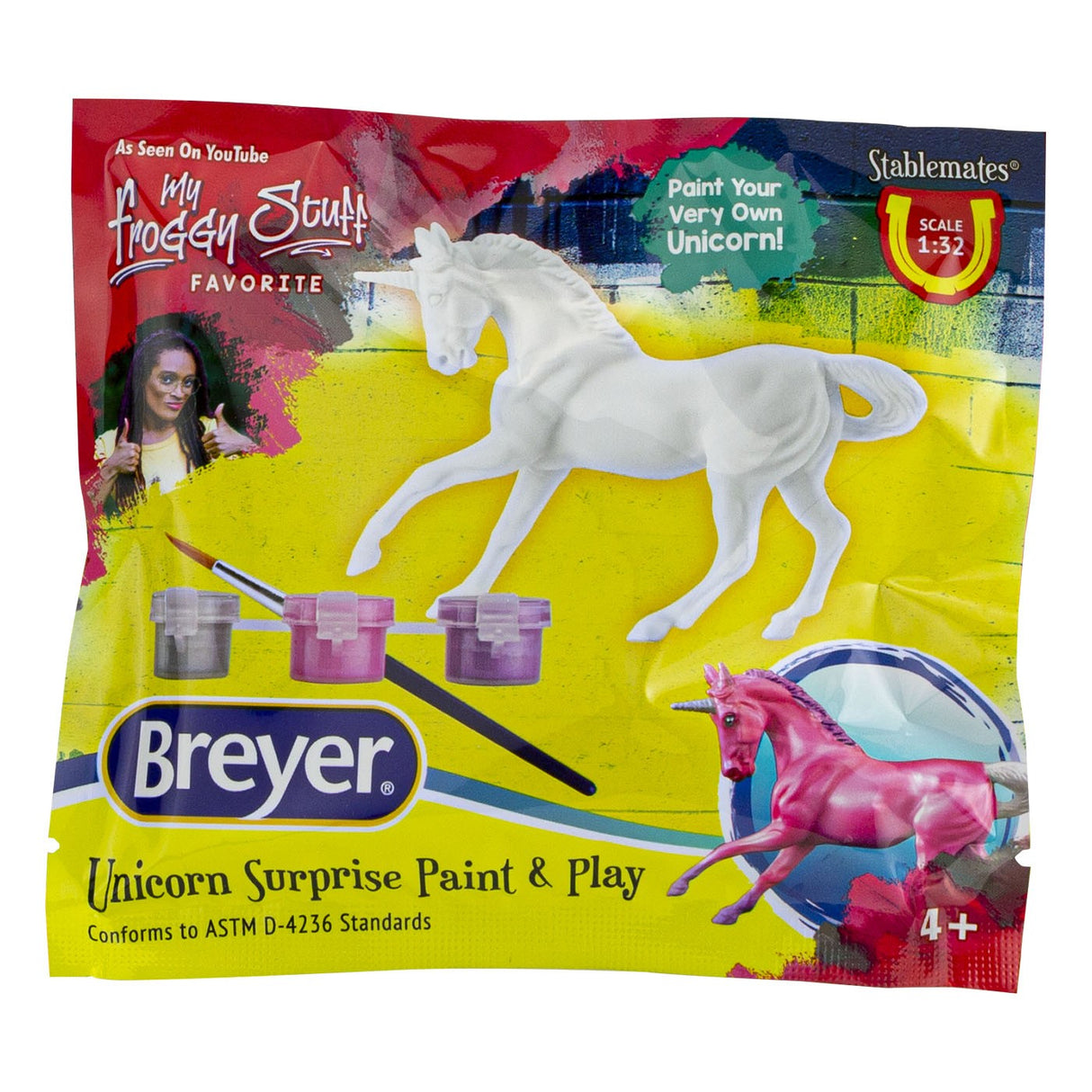Breyer Stablemates Surprise Paint & Play Assorted Unicorn
