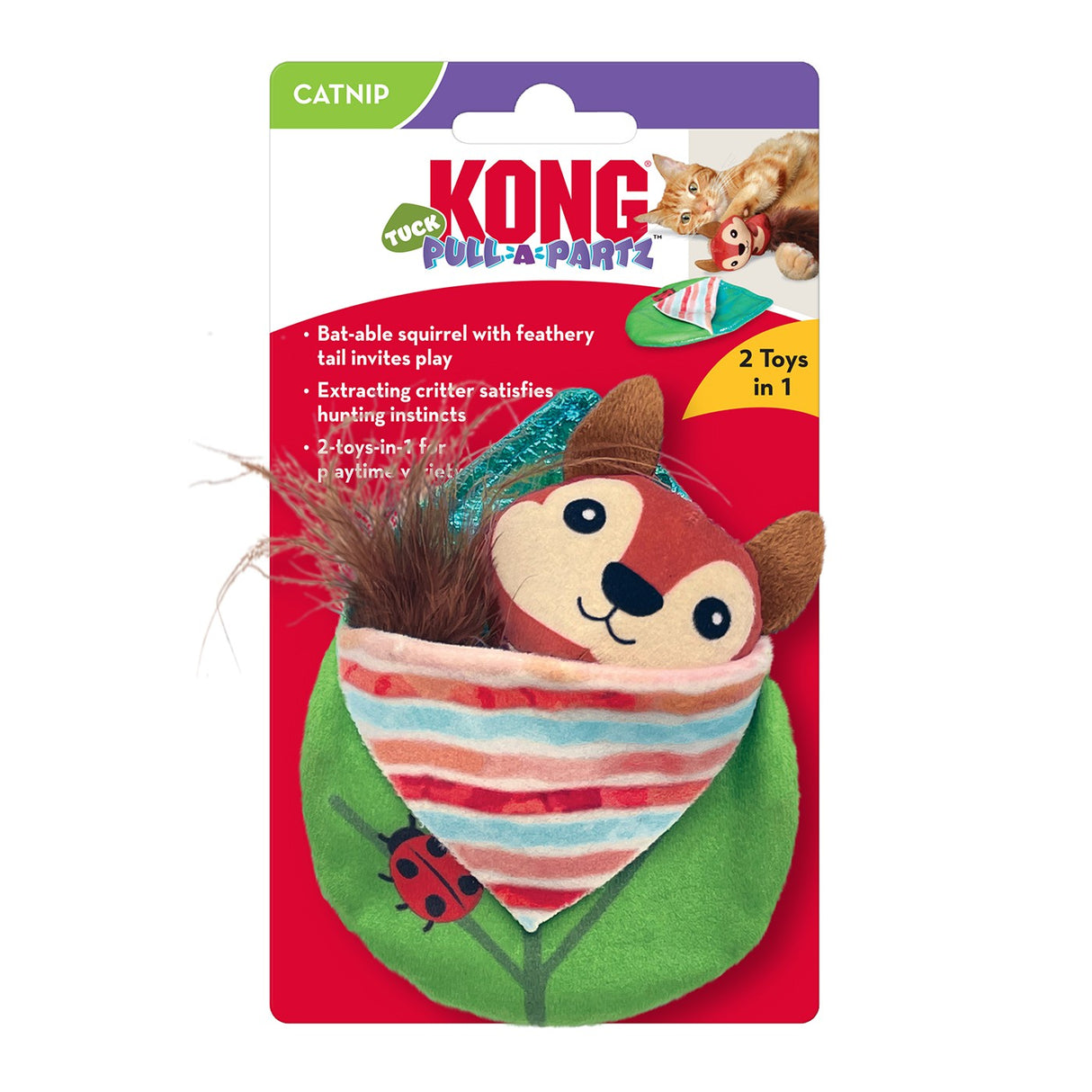 Kong Pull-A-Partz Tuck Cat Toy