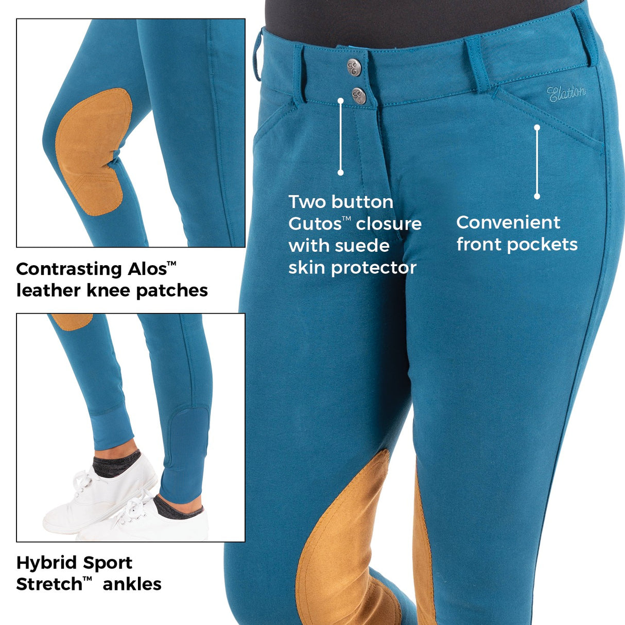 Pantalon d'équitation Elation Platinum Chelsea