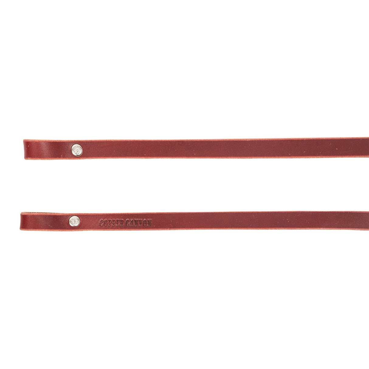 Copper Canyon Latigo Split Reins W- Chicago Screws