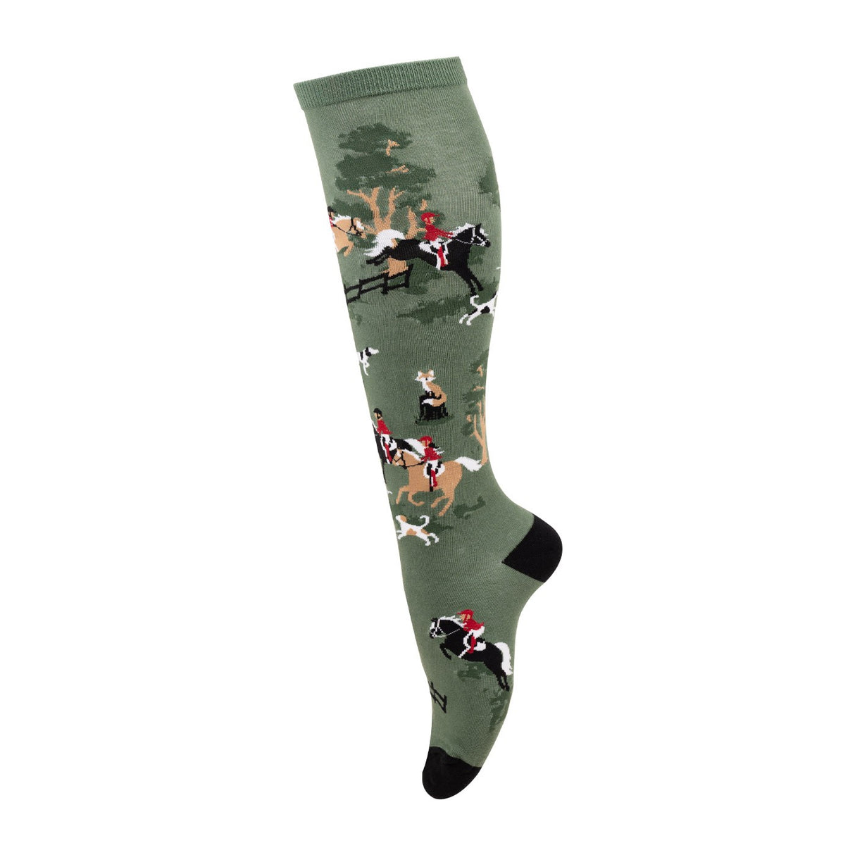 Quatre chaussettes blanches Stretch-It Hunt Scene Chaussettes hautes - Enfants