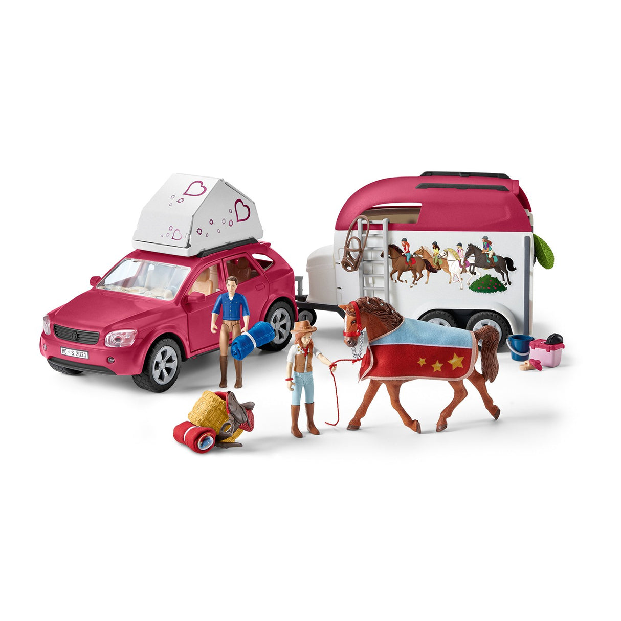 Schleich Horse Adventures W- Car & Trailer