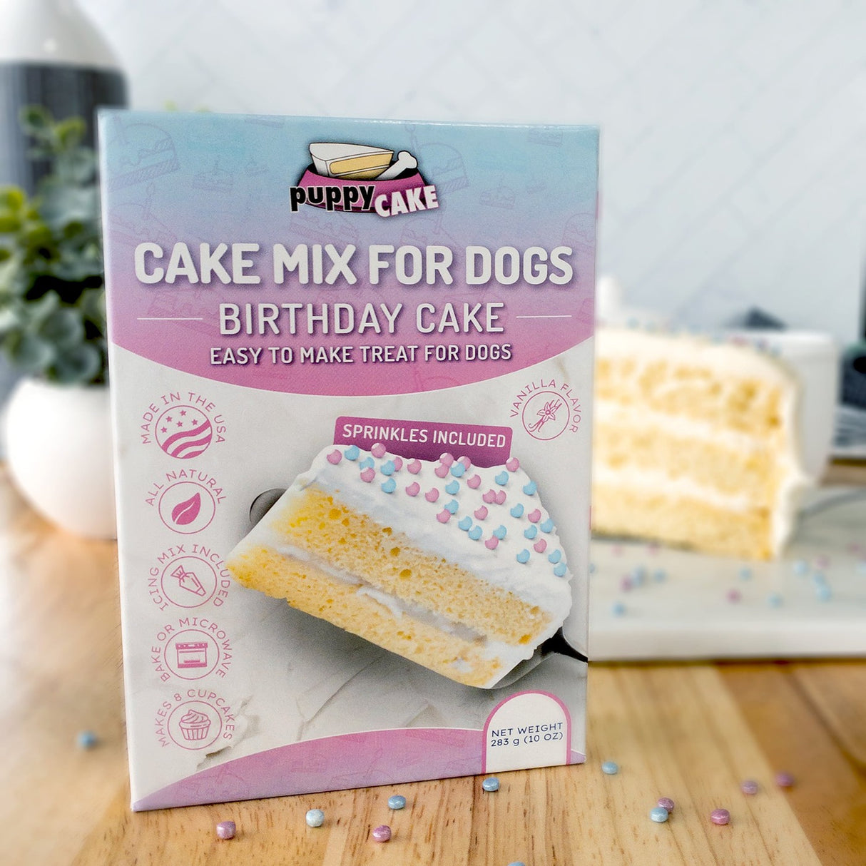 Mélange à gâteau d'anniversaire pour chiot, 10 oz