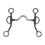 Weaver Black Steel Sweet Iron Curb Bit W- Medium Port