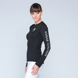 T-shirt durable à manches longues avec logo Asmar Equestrian