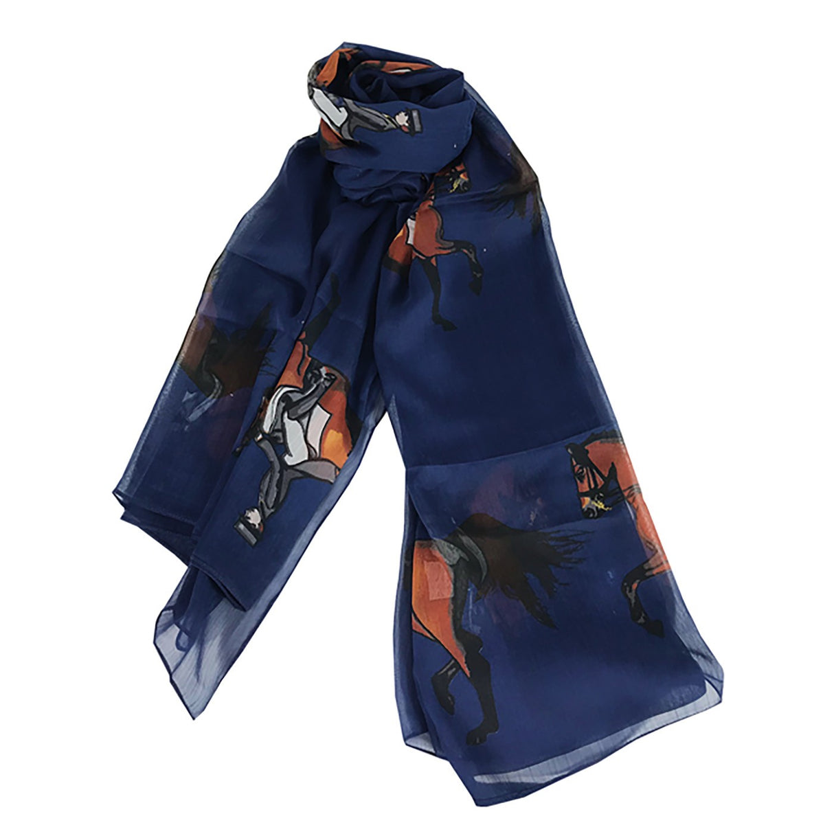Foulard Dressage Marine