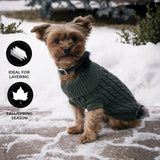 Shedrow K9 Brentwood Cable Knit Dog Sweater