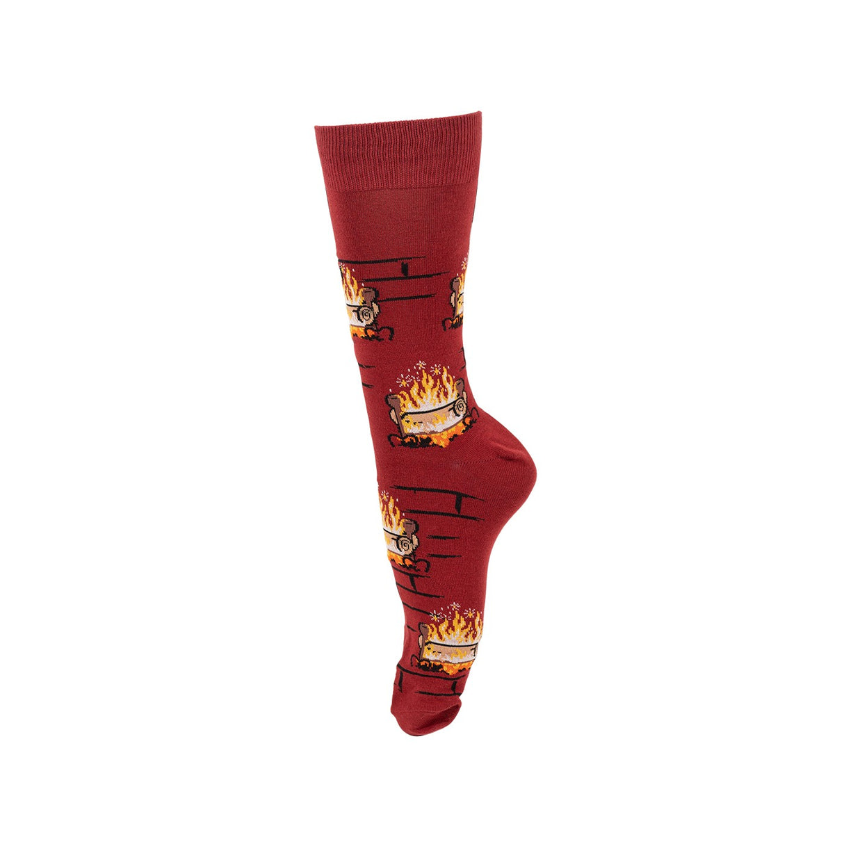 Sock It To Me Yule Log Crew Socks - Men's