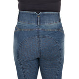 Pantalon d'équitation à fond intégral Elation Red Label Dinah Denim