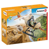 Hélicoptère de sauvetage d'animaux sauvages Schleich