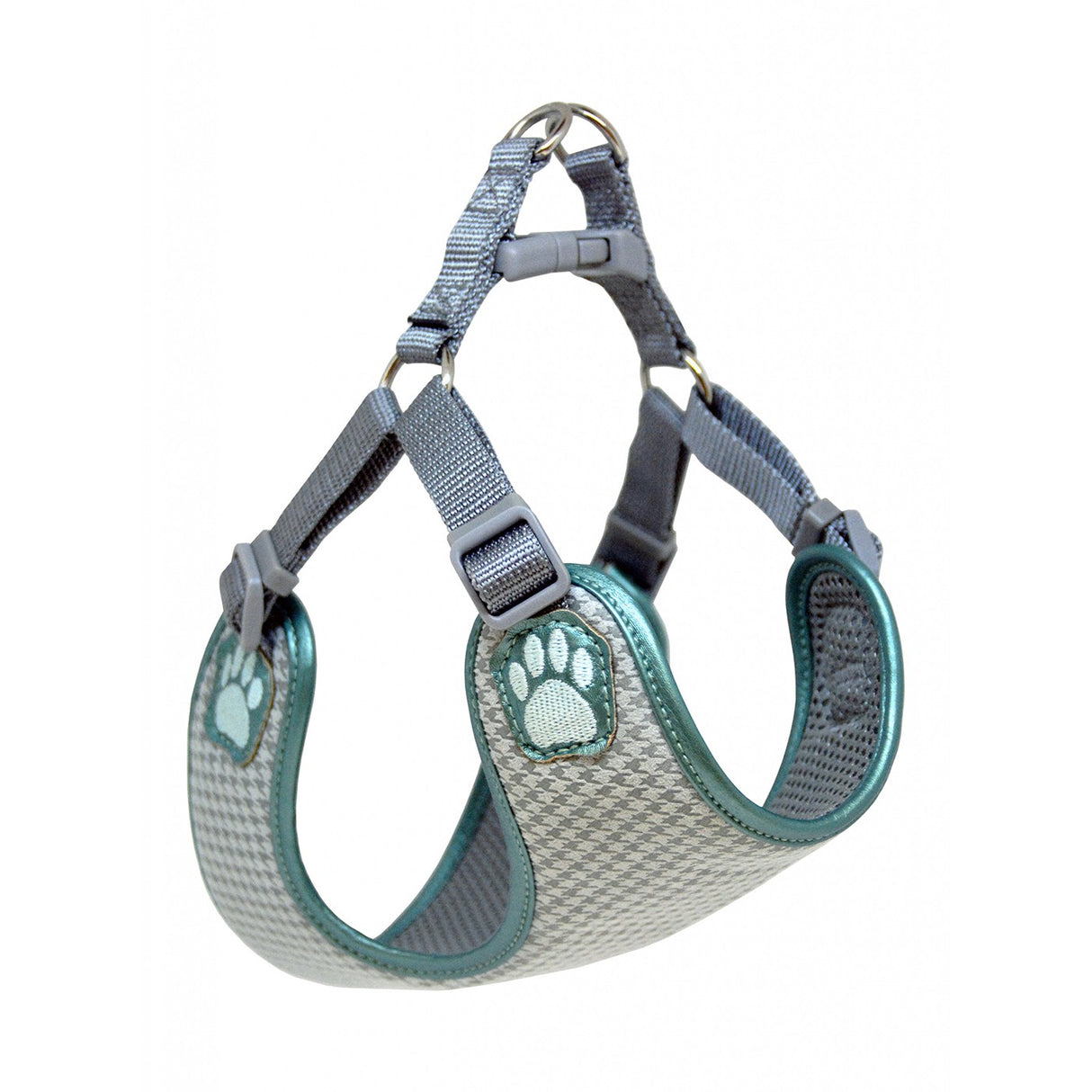 Pretty Paw Cambridge Houndstooth Step-In Pet Harness