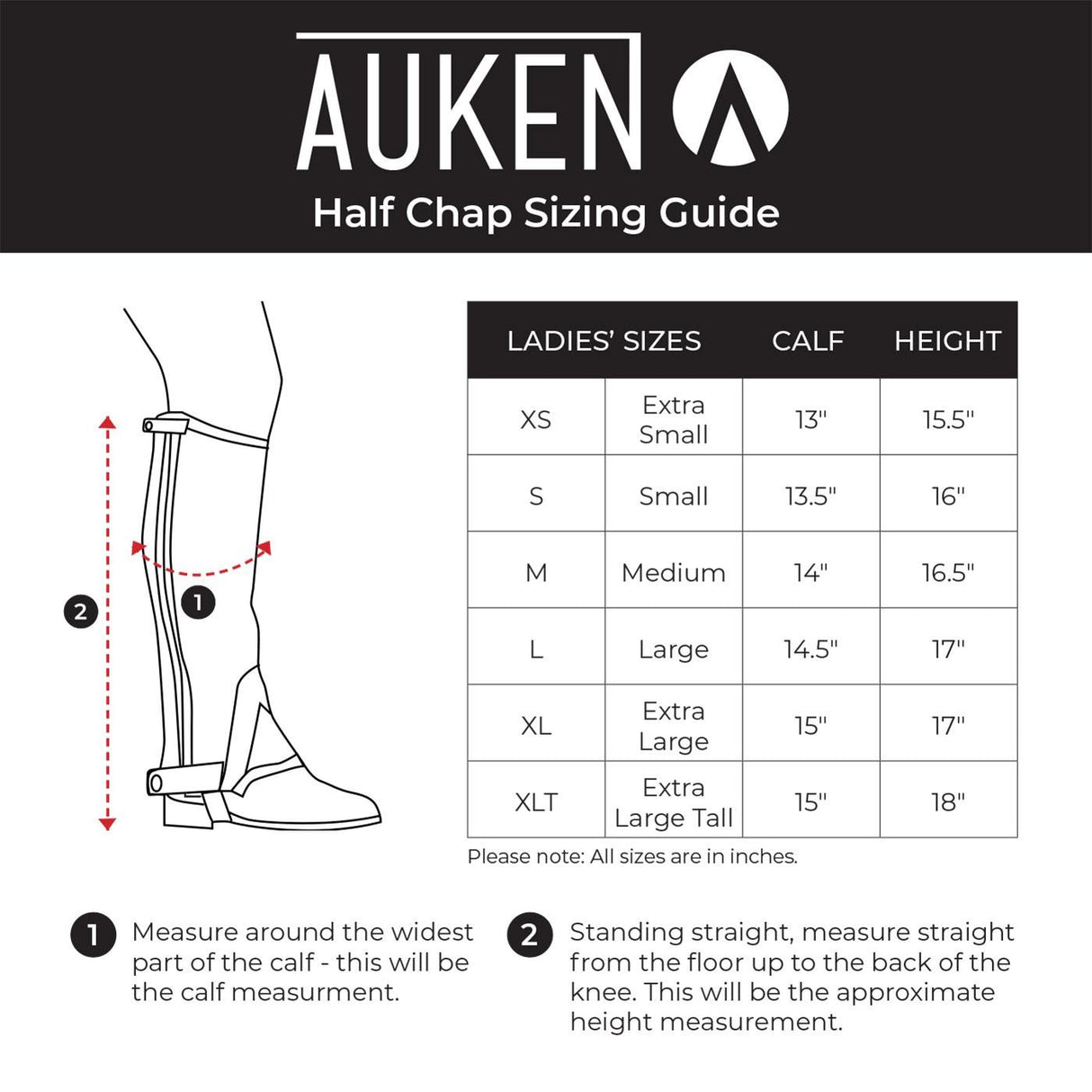 Mini-chaps Auken Confort