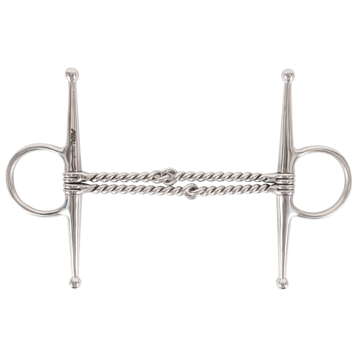 Mors à joue complète Cavalier à fil double torsadé