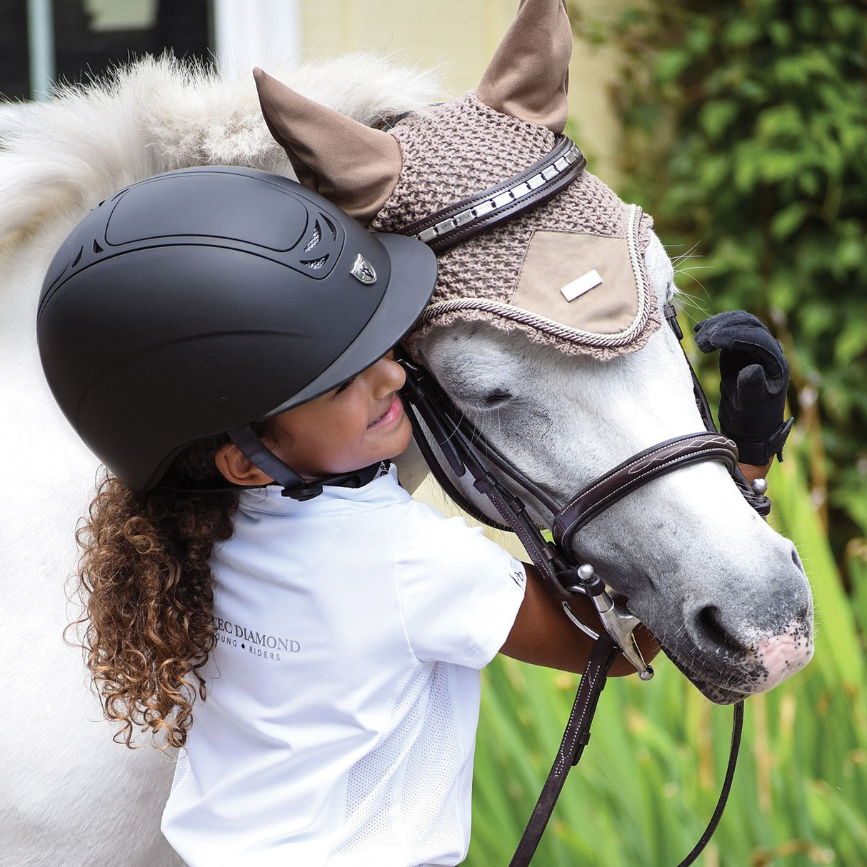Tipperary Royal Traditional Brim Helmet - Matte Black Trim