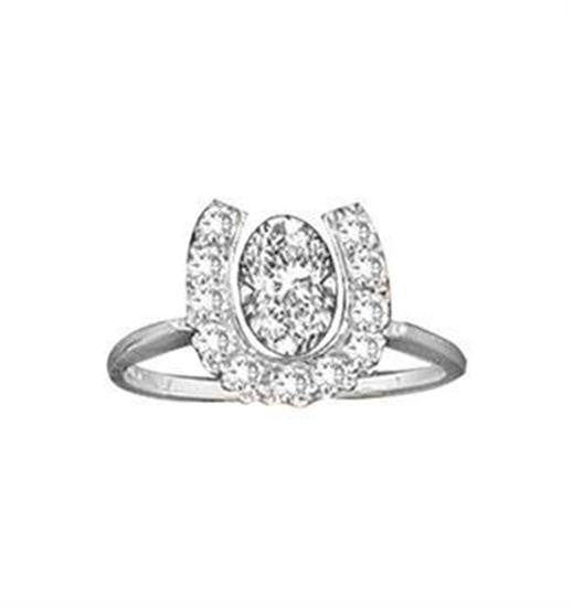 Kelly Herd Horseshoe Oval Ring
