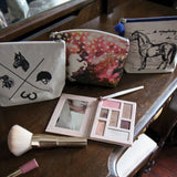 Trousse de maquillage pour cavalier vintage équestre épicé