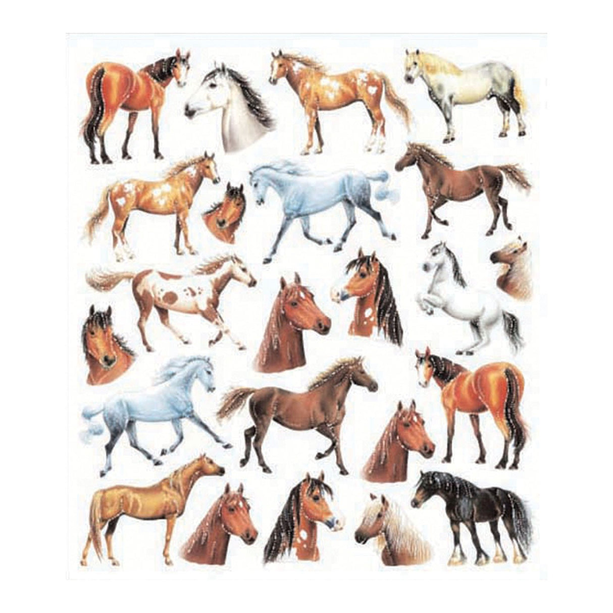 Kelley &amp; Co Chevaux et autocollants têtes de chevaux