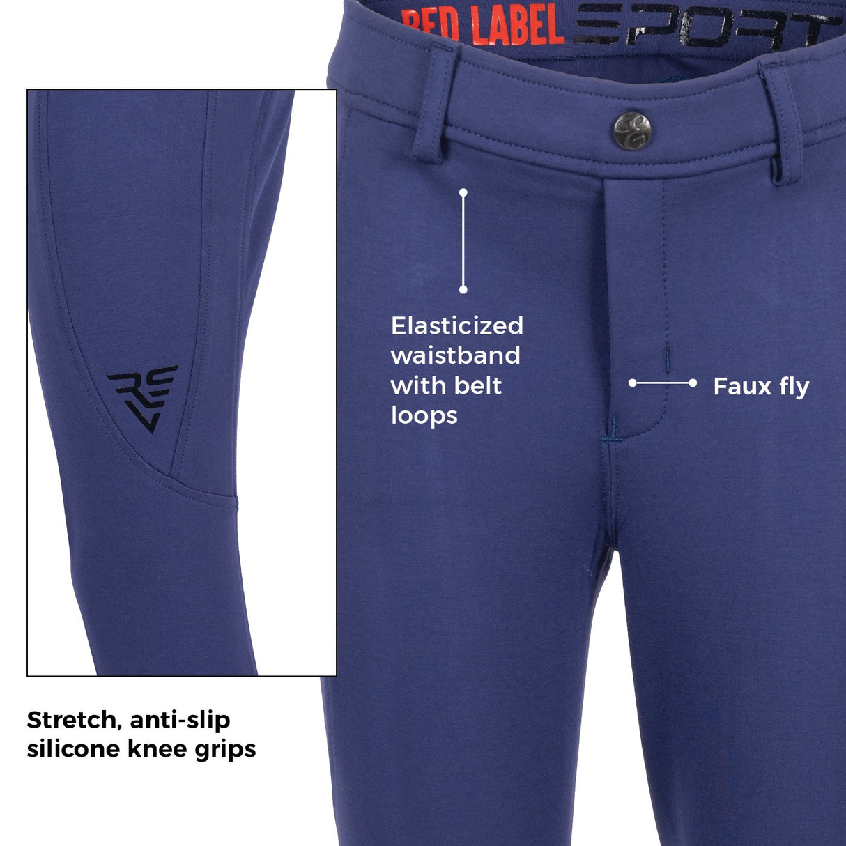 Elation Red Label Sport Pull-On Breech - Kids'
