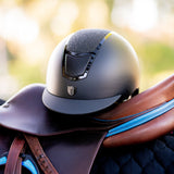Tipperary Devon Traditional Brim MIPS Helmet - Sparkle Black
