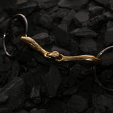 Neue Schule Loose Ring Turtle Tactio Flex Snaffle Bit - 16 mm