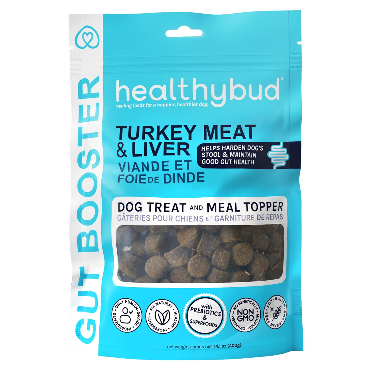 Supplément pour chien Healthybud Gut Booster 4,6 oz