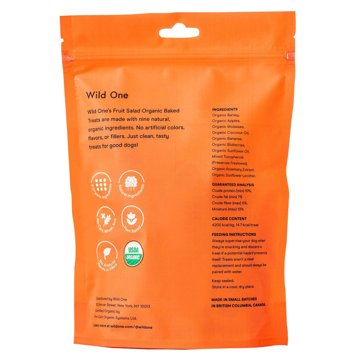 Friandise pour chien à la salade de fruits Wild One, 8 oz