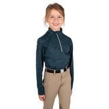 TemTeq Elisa Quarter Zip Performance Shirt - Enfants