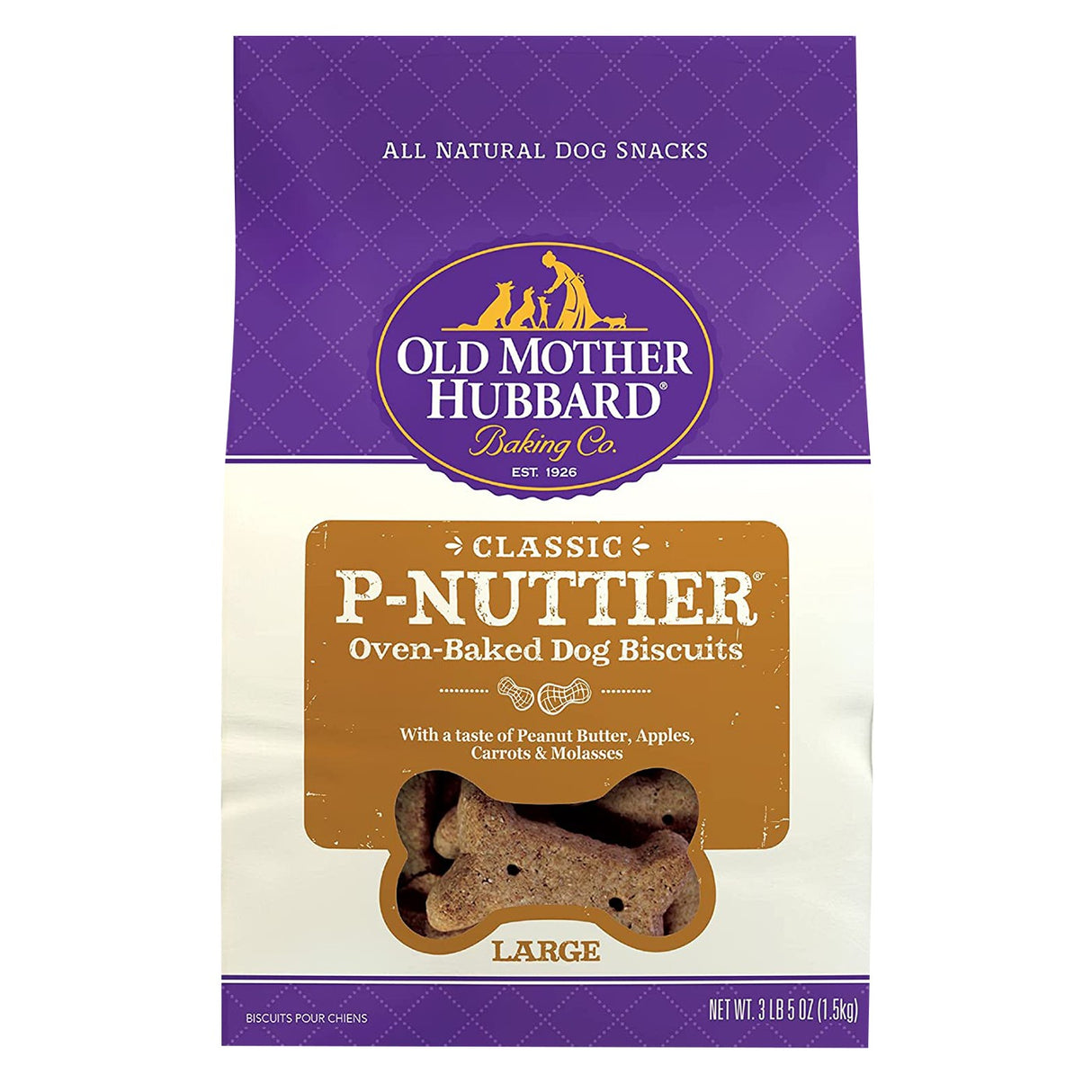 Old Mother Hubbard P-Nuttier Large Dog Biscuits