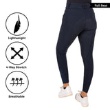 Elation Platinum Hudson Pantalon d'équitation taille haute à fond intégral