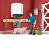 Grange rouge de la ferme Schleich