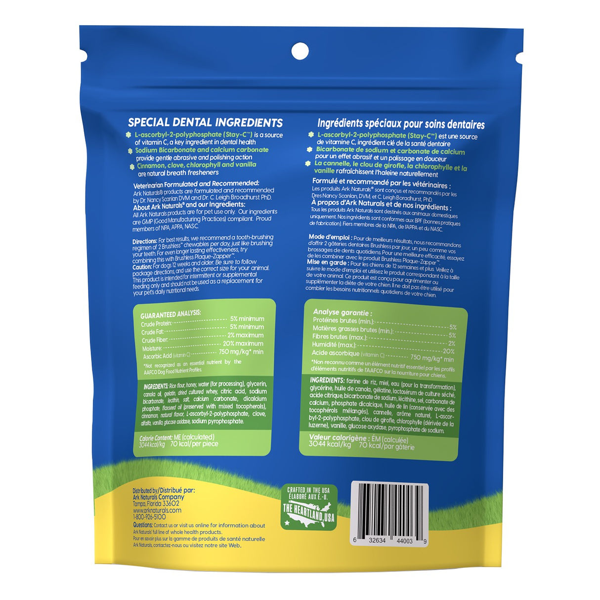 Ark Naturals Brushless Toothpaste Large Dog Chew 18 Oz