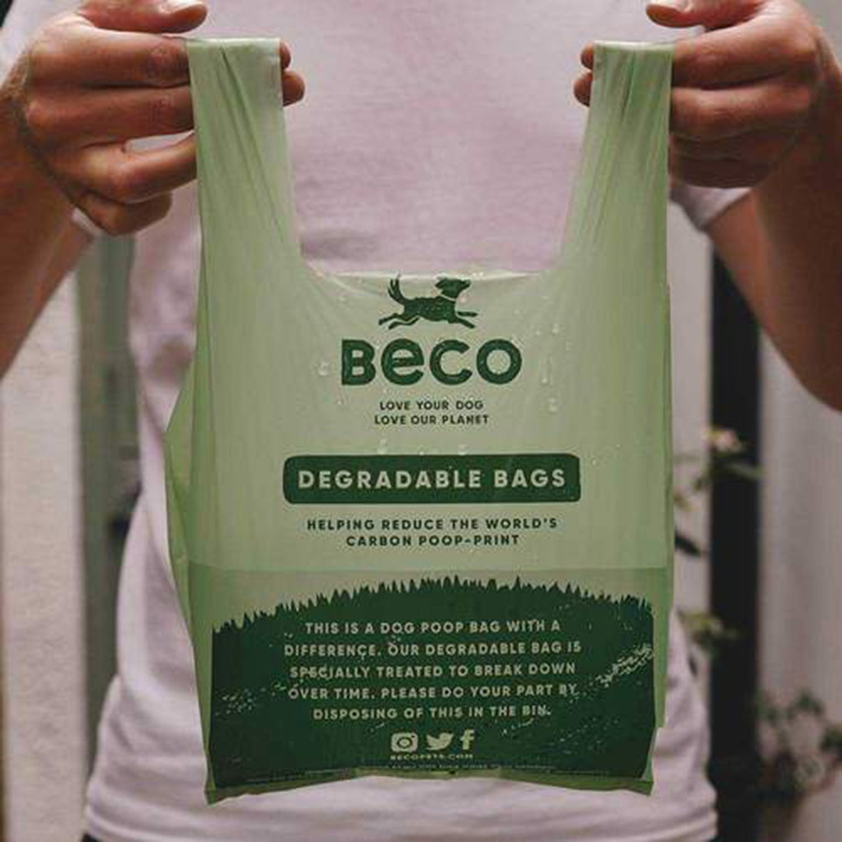 Beco Unscented Poop Bags W- Handle - Pack of 120