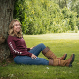 Sweat-shirt zippé Roots Equestrian Original Stein